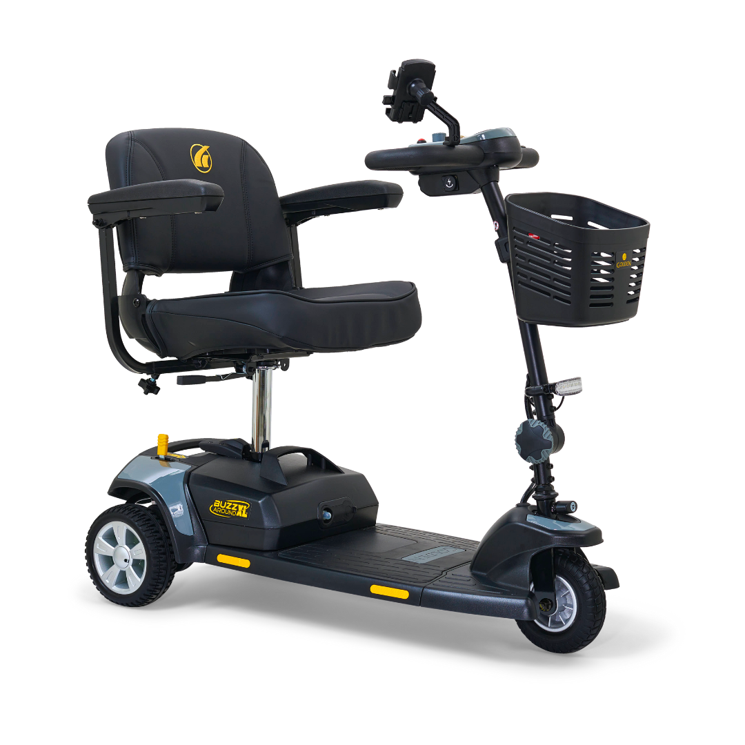 Golden Tech GB121 Buzzaround XL 3-Wheel Mobility Scooter - Senior.com Mobility Scooters
